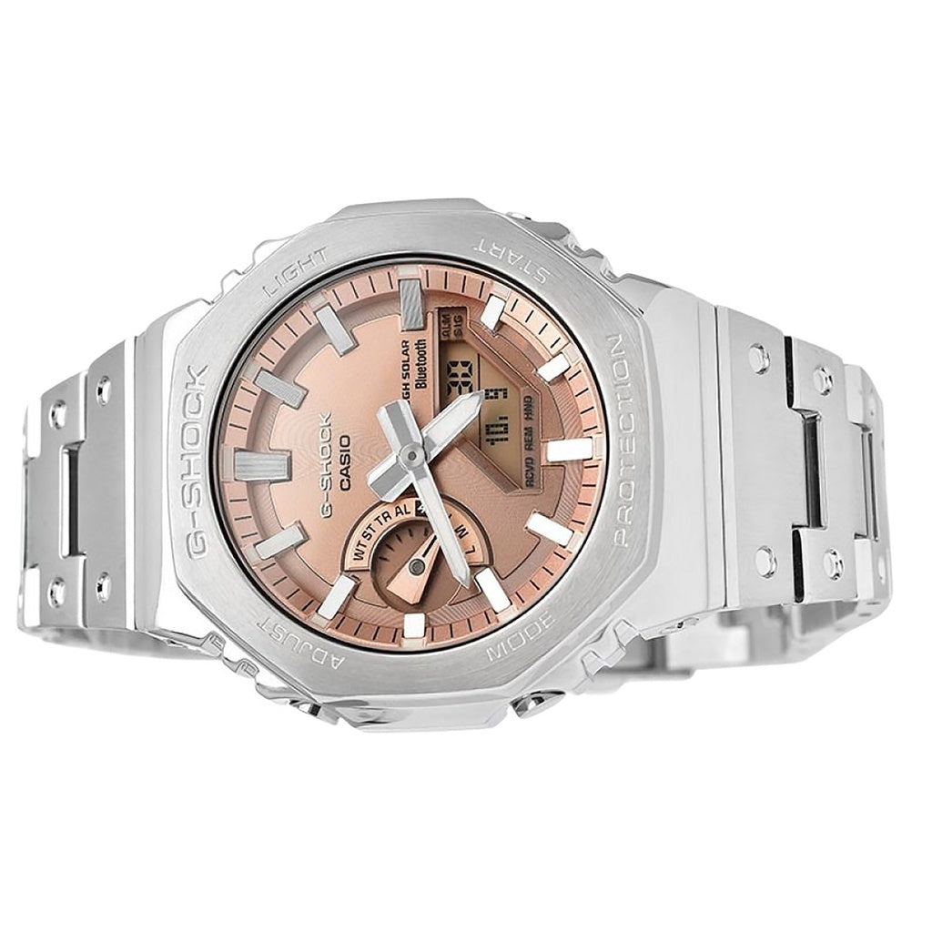 Casio G-Shock Full Metal Analog Digital Smartphone Link Copper Dial Tough Solar GM-B2100AD-5A 200M Men's Watch
