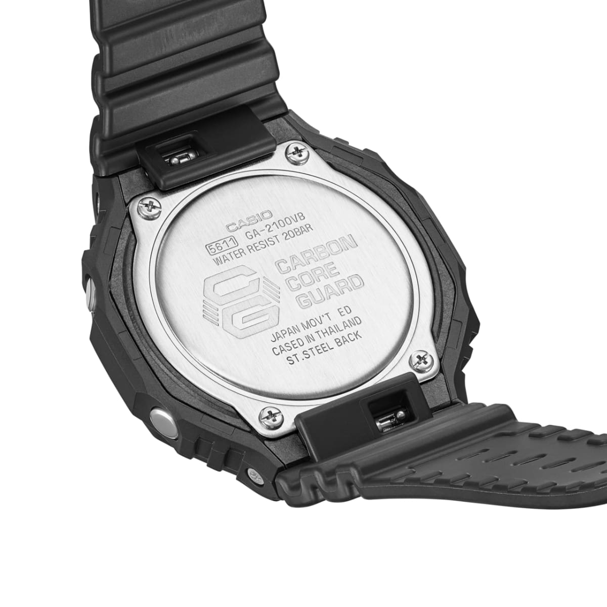 Casio G-Shock Analog Digital Black Dial Quartz GA-2100VB-1A -200M Men's Watch