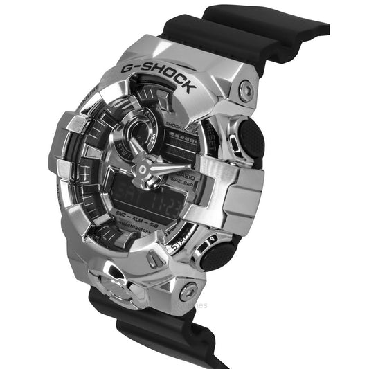 Casio G-Shock G-Steel Analog Digital Resin Strap Silver Dial Quartz GM-700-1A 200M Men's Watch