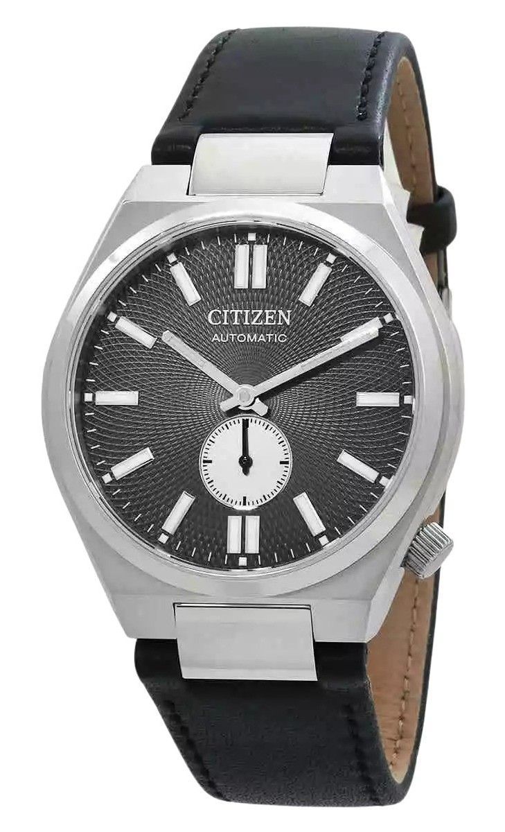 Citizen Tsuyosa Small Second Leather Strap Grey Dial Automatic NK5010-01H Men's Watch - High-Quality Watch