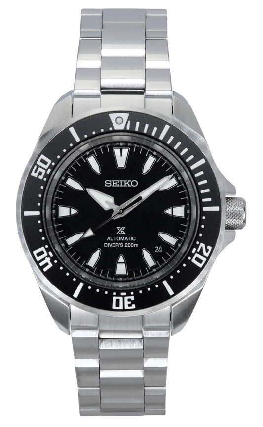 Seiko Prospex Sea Samurai Shog-urai Stainless Steel Black Dial Automatic Diver's SRPL13K1 200M Men's Watch - High-Quality Watch
